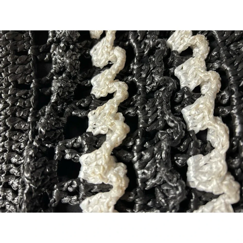 Y2K Crochet Purse Possibly Handmade of Recycled Materials